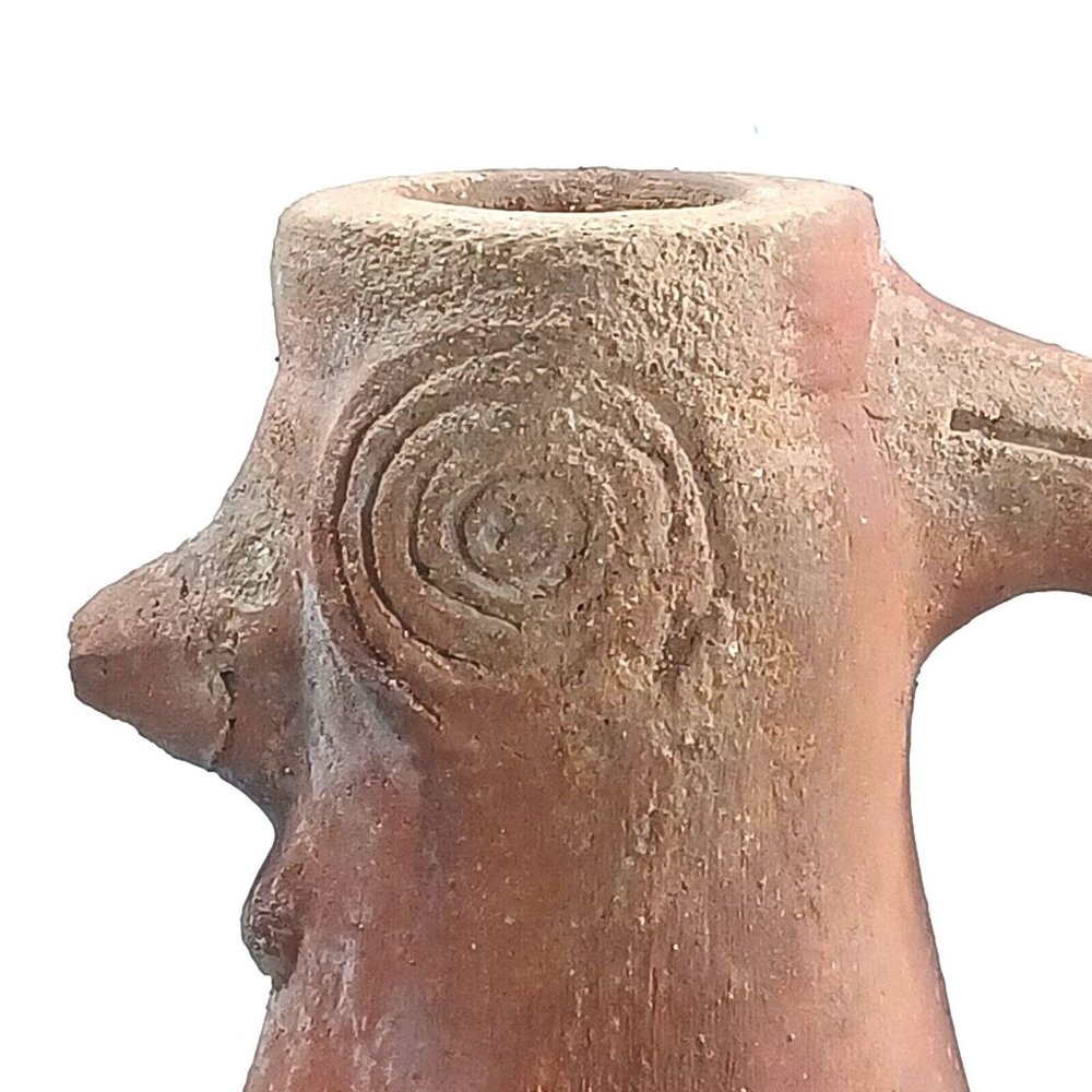 Pre-Columbian Artifact Inca Pottery Storage Vessel Urn Chancay Peru 1000-1400 AD - Picture 8 of 12